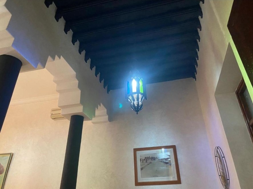 Suite Supérieure — plafond peint et lanterne